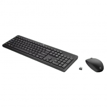 Combo De Teclado Y Mouse Hp 230 Inalambrico Color Negro