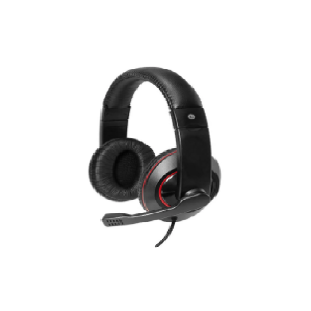 Audifonos Argom aereo 64 con cable color negro con rojo