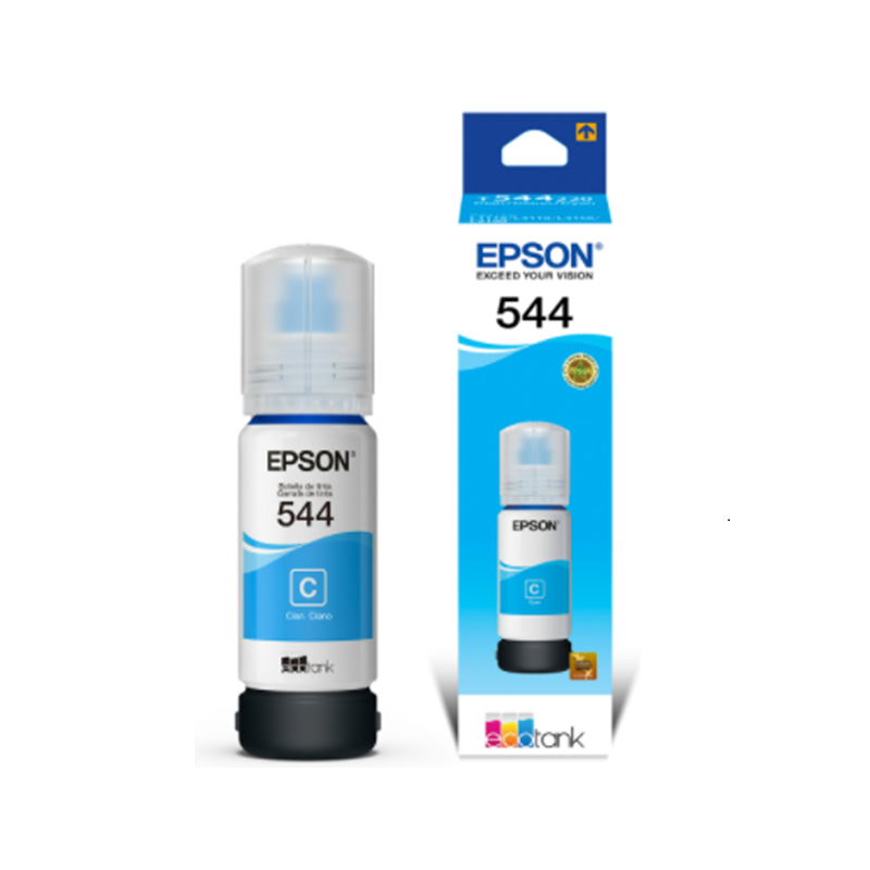 Botella de tinta Epson T544220 color Cyan original